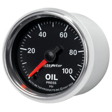 Laden Sie das Bild in den Galerie-Viewer, Autometer GS Series 2-1/16in Oil Pressure Gauge 100PSI Electric Full Sweep