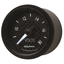 Laden Sie das Bild in den Galerie-Viewer, Autometer GT Series 52mm Full Sweep Electronic 8-18 Volts Voltmeter