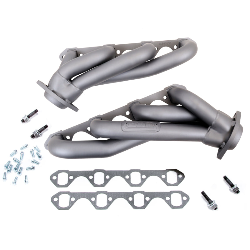 BBK 79-93 Mustang 5.0 Shorty Unequal Length Exhaust Headers - 1-5/8 Chrome