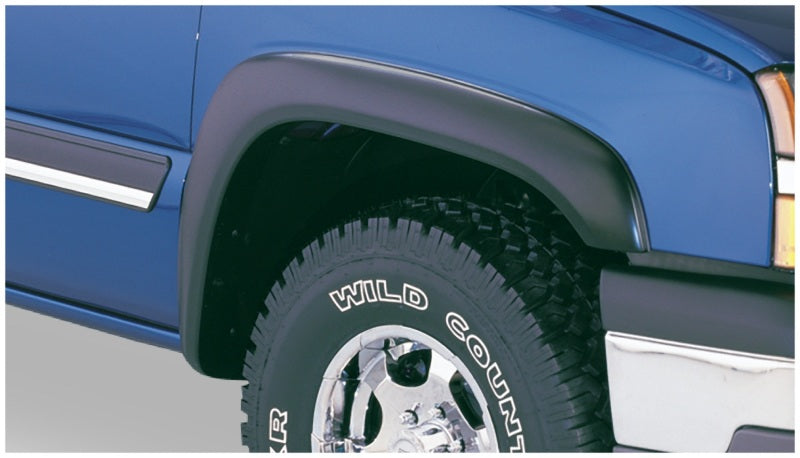 Bushwacker 07-07 Chevy Silverado 1500 Classic Fleetside Extend-A-Fender Style Flares 4pc - Black