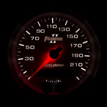 Carica l&#39;immagine nel visualizzatore di Gallery, Autometer Phantom II 3-3/8in 0-225KM/H (GPS) Speedometer Gauge