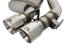 Carica l&#39;immagine nel visualizzatore di Gallery, aFe MACHForce XP 3in 304 SS Axle-Back Dual Exhaust (NPP) w/ Polished Tips 16-17 Camro SS V8-6.2L