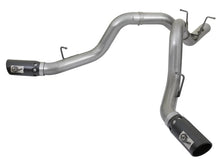 Laden Sie das Bild in den Galerie-Viewer, aFe LARGE BORE-HD 4in 409-SS DPF-Back Exhaust w/Dual Black Tips 2017 GM Duramax V8-6.6L (td) L5P