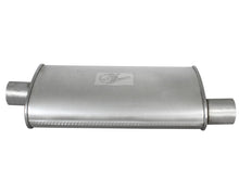 Cargar imagen en el visor de la galería, aFe Scorpion Replacement Alum Steel Muffler Double Layer 2-1/2in In/Out Center/Offset 18inL x9inW