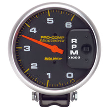 Carica l&#39;immagine nel visualizzatore di Gallery, Autometer 5 inch Diesel 6000 RPM with Memory 4 Pulse Tachometer pedestal Mount