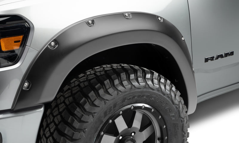 Bushwacker 2019 Ram 1500 Crew and Extended Cab Pocket Style Flares 4pc 5ft 6in & 6ft 4in Bed - Black