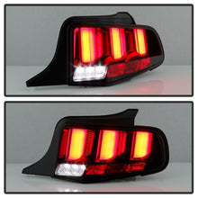 Cargar imagen en el visor de la galería, Spyder 10-12 Ford Mustang Red Light Bar LED Sequential Tail Lights - Blk ALT-YD-FM10-RBLED-BK