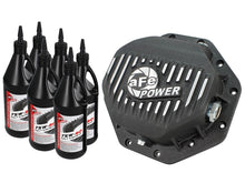 Laden Sie das Bild in den Galerie-Viewer, AFE Rear Differential Cover Black Machined Pro Dodge/RAM 94-15 Corporate 9.25 (12-Bolt) w/ Gear Oil