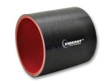 Laden Sie das Bild in den Galerie-Viewer, Vibrant 4.25in I.D. x 3in Long Gloss Black Silicone Hose Coupling