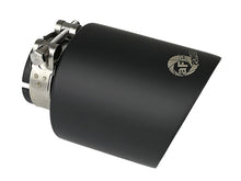 Laden Sie das Bild in den Galerie-Viewer, aFe Takeda 304 SS Clamp-On Exhaust Tip 2.5in. Inlet / 4.5in. Outlet / 7in. L - Black