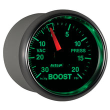 Laden Sie das Bild in den Galerie-Viewer, Autometer GS 52mm 30 in Hg/20 psi Mechanical Vacuum/Boost Gauge