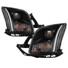 Cargar imagen en el visor de la galería, xTune 06-09 Ford Fusion Light Bar DRL Projector Headlights - Black (PRO-JH-FFU06-LB-BK)