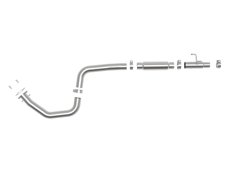 aFe Takeda 3in 304 SS Mid-Pipe Exhaust 19-20 Hyundai Veloster I4-1.6L(t)