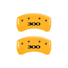 Carica l&#39;immagine nel visualizzatore di Gallery, MGP 4 Caliper Covers Engraved Front &amp; Rear 300 Yellow finish black ch