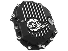 Laden Sie das Bild in den Galerie-Viewer, AFE Power 11-18 GM 2500-3500 AAM 9.25 Axle Front Diff Cover Black Machined w/ 2 Qts 75w90 Oil