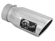 Laden Sie das Bild in den Galerie-Viewer, aFe MACH Force-Xp 3in Inlet x 4in Outlet x 9in Length 304 Stainless Steel Exhaust Tip Polished