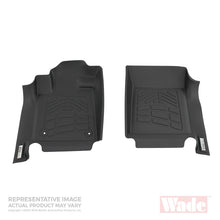 गैलरी व्यूवर में इमेज लोड करें, Westin 11-14 Ford F-150 Reg/SuprCab/SuprCrew (w/2 Ret Hooks) Wade Sure-Fit Floor Liners Front - Blk