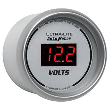 Load image into Gallery viewer, Autometer Ultra-Lite 2-1/16in 8-18 Volts Digital Voltmeter