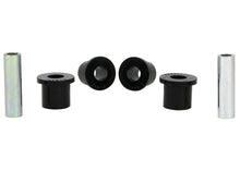 Laden Sie das Bild in den Galerie-Viewer, Whiteline Plus 97-05 Nissan Frontier D22 2WD Rear Spring Eye and Shackle Bushing