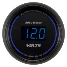 Laden Sie das Bild in den Galerie-Viewer, Autometer Cobalt Digital 52.4mm Black Voltmeter