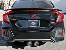 Cargar imagen en el visor de la galería, aFe Takeda 3in 304 SS Cat-Back Exhaust System w/Carbon Fiber Tips 17+ Honda Civic Si (4dr) I4 1.5L