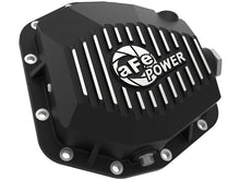 Load image into Gallery viewer, aFe Street Series Rear Differential Cover Black w/Machined Fins 20+ Jeep Gladiator JT (Dana M220)