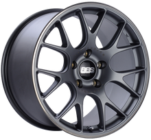 गैलरी व्यूवर में इमेज लोड करें, BBS CH-R 19x11 5x130 ET56 CB71.6 Satin Titanium Polished Rim Protector Wheel