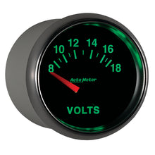 Laden Sie das Bild in den Galerie-Viewer, Autometer GS 52mm 8-18 Volts Short Sweep Electronic Voltmeter Gauge