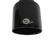 Laden Sie das Bild in den Galerie-Viewer, aFe Takeda 409 SS Clamp-On Exhaust Tip 2.5in. Inlet / 4.5in. Outlet / 7in. L - Black