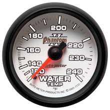 Carica l&#39;immagine nel visualizzatore di Gallery, Autometer Phantom II 2-1/16in 120-240 Degree F Mechanical Water Temp Gauge