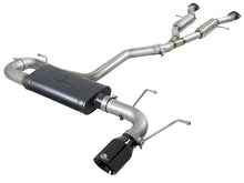 Laden Sie das Bild in den Galerie-Viewer, aFe Large Bore HD 3in 304 SS Cat-Back Exhaust w/ Black Tips 14-19 Jeep Grand Cherokee (WK2) V6-3.6L