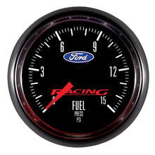 Laden Sie das Bild in den Galerie-Viewer, Autometer Ford Racing 52mm Digital Stepper Motor 15PSI Fuel Pressure Gauge