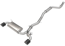 Carica l&#39;immagine nel visualizzatore di Gallery, aFe POWER Takeda 2021 Toyota Supra 2.0L (t) 2.5in-3in 304 SS CB Exhaust w/ Carbon Tips