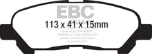 Cargar imagen en el visor de la galería, EBC 09-13 Toyota Highlander 2.7 2WD/4WD Greenstuff Rear Brake Pads