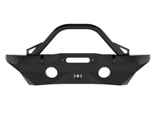 Carica l&#39;immagine nel visualizzatore di Gallery, ICON 07-18 Jeep Wrangler JK Pro Series Mid Width Front Recessed Winch Bumper w/Bar/Tabs