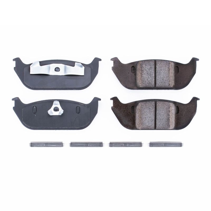 Power Stop 03-05 Lincoln Aviator Rear Z17 Evolution Ceramic Brake Pads w/Hardware