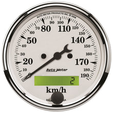 Carica l&#39;immagine nel visualizzatore di Gallery, Autometer 3 1/8in 0-190km/h Old Tyme Elec. Programmable Speedometer