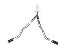 Laden Sie das Bild in den Galerie-Viewer, aFe Large Bore-HD 4in 409SS DPF-Back Exhaust System w/Black Tip 20 GM Diesel Trucks V8-6.6L (td) L5P