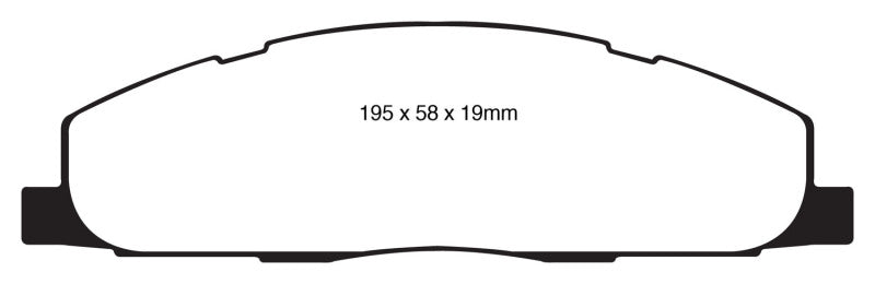 EBC 09-11 Dodge Ram 2500 Pick-up 5.7 2WD/4WD Greenstuff Rear Brake Pads