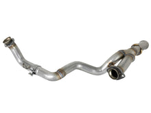 Carica l&#39;immagine nel visualizzatore di Gallery, aFe POWER Twisted Steel Y-Pipe 2-1/4in 409 SS Exhaust System 2018 Jeep Wrangler (JL) V6-3.6L