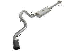 Carica l&#39;immagine nel visualizzatore di Gallery, aFe MACH Force Xp 2.5in SS Cat-Back Single Side Exit Exhaust w/Black Tips 07-14 Toyota FJ Cruiser