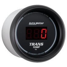 Load image into Gallery viewer, Autometer Z Series 52mm Black Digital 0-300 Deg F Transmission Temperature Gauge