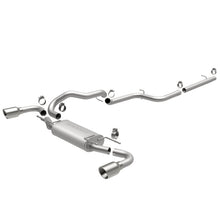 Cargar imagen en el visor de la galería, MagnaFlow 10-12 Mazda 3 L4 2.5L Hatchback Split Rear Exit Stainless Cat Back Performance Exhaust