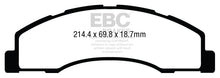 Cargar imagen en el visor de la galería, EBC 08+ Ford Econoline E150 4.6 Yellowstuff Front Brake Pads