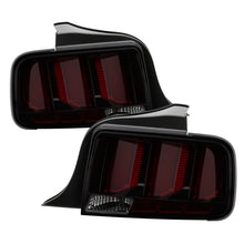 Load image into Gallery viewer, Spyder 05-09 Ford Mustang (Red Light Bar) LED Tail Lights - Smoke ALT-YD-FM05V3-RBLED-SM