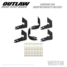 गैलरी व्यूवर में इमेज लोड करें, Westin 14-18 Chevrolet/GMC Silv/Seirra 1500 Double Cab Outlaw Nerf Step Bars