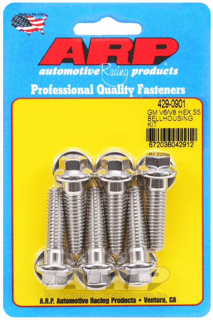 ARP GM V6/V8 SS Hex Bellhousing Bolt Kit