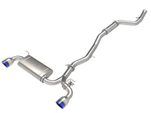 Carica l&#39;immagine nel visualizzatore di Gallery, aFe POWER Takeda 2021 Toyota Supra 2.0L (t) 2.5in-3in 304 SS CB Exhaust w/ Blue Tips