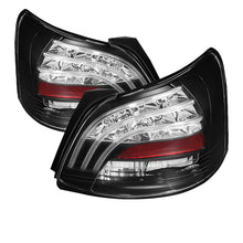 Cargar imagen en el visor de la galería, Spyder Toyota Yaris 07-09 4Dr LED Tail Lights Blk ALT-YD-TYA074D-LED-BK