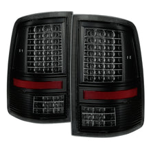 Carica l&#39;immagine nel visualizzatore di Gallery, Xtune Dodge Ram 1500 09-14 LED Tail Lights Incandescent Model Black Smoke ALT-JH-DR09-LED-G2-BSM